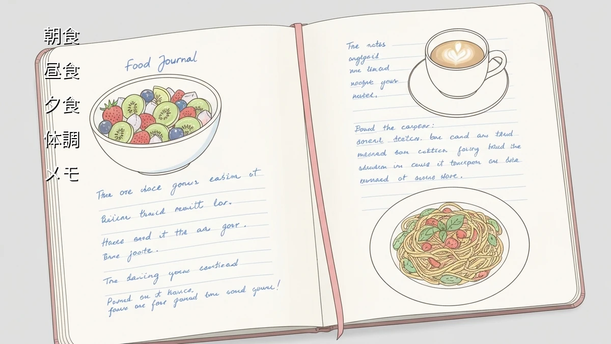 食事の偏りで体の変化に気づく?記録のすすめ