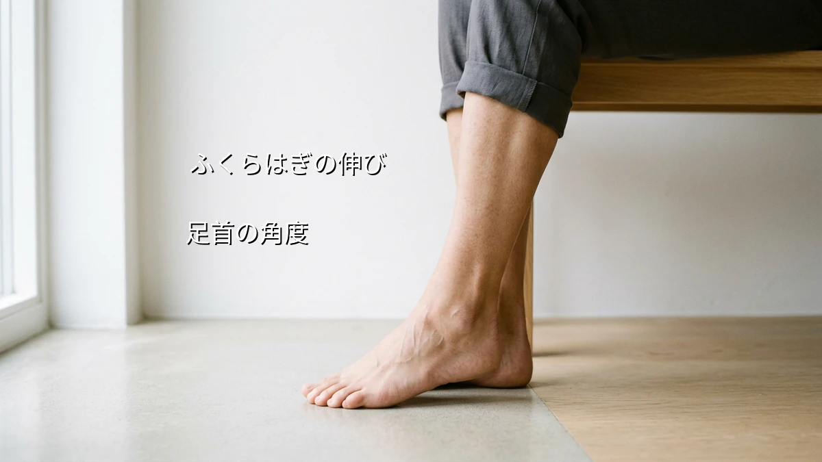 階段で膝がこわばる人が自宅で試すふくらはぎの柔軟性と足首のセルフ観察法