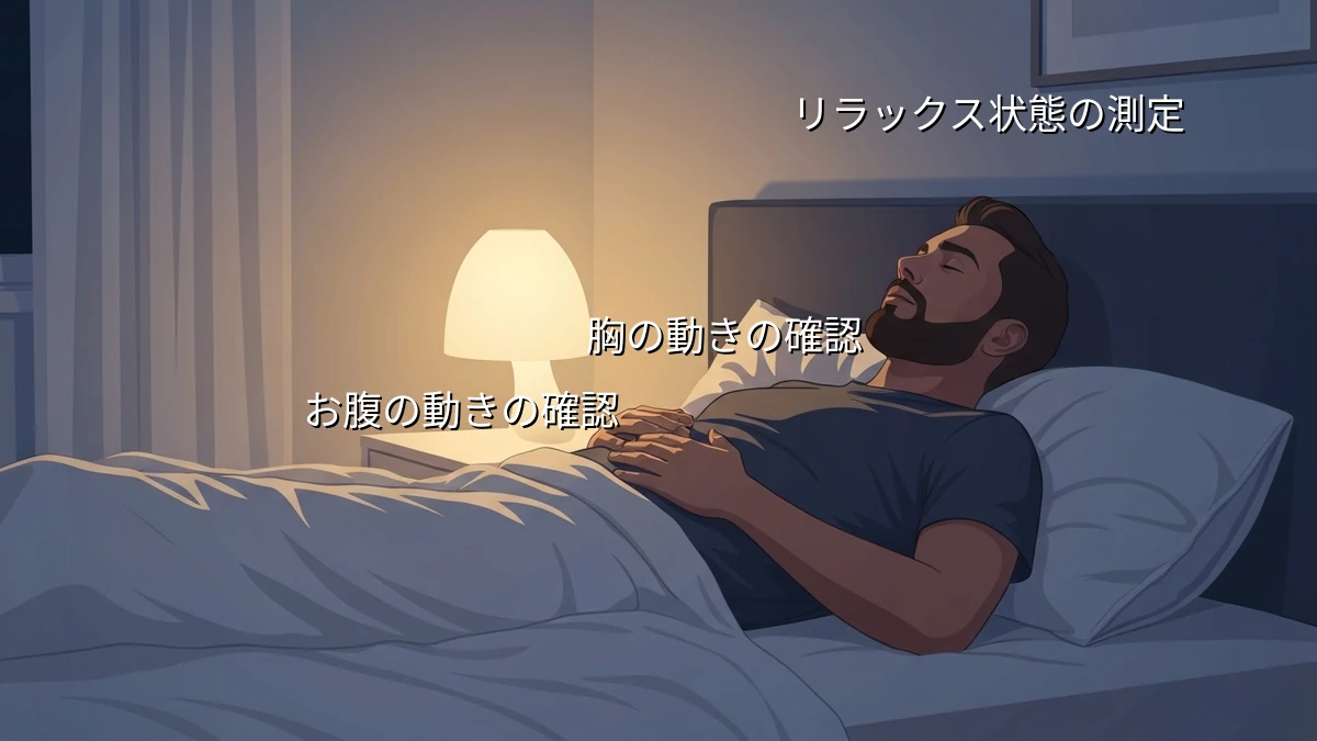 朝起きたときに体が硬い30代後半が寝る前に自宅でできる呼吸の深さセルフ観察法