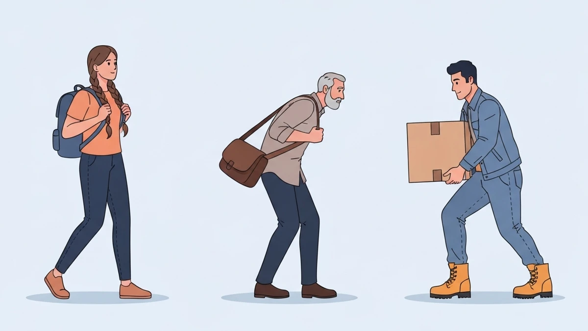 腰痛持ち必見!正しい荷物の持ち方