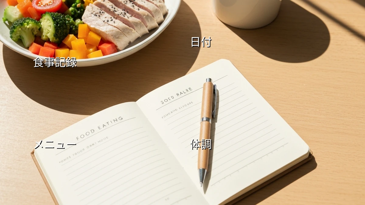 食事の記録で体調変化に気づく？記録のコツ